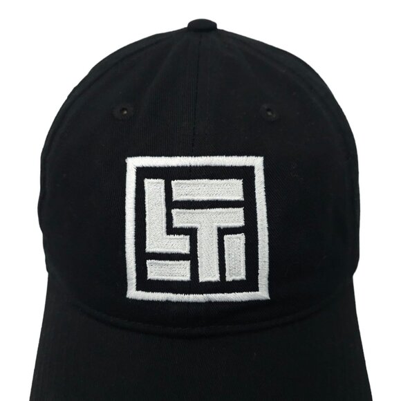 Econscious Embroidered Black Adjustable Tuck Strap Cap Trucker Baseball Golf Hat - Picture 7 of 13